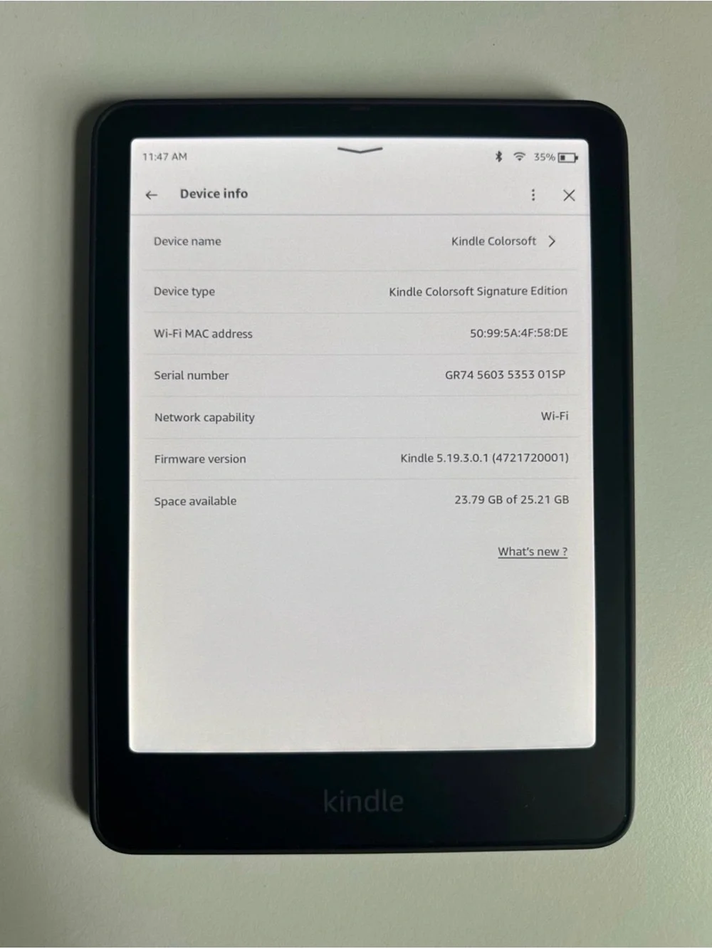 Amazon Kindle Colorsoft Signature Edition 32GB - BUNDLE READ DESC.